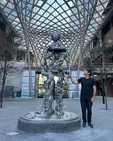 Permanent installation at [The Well](https://thewelltoronto.com/arts/dustin-yellin-emergence/) in Toronto, Ontario