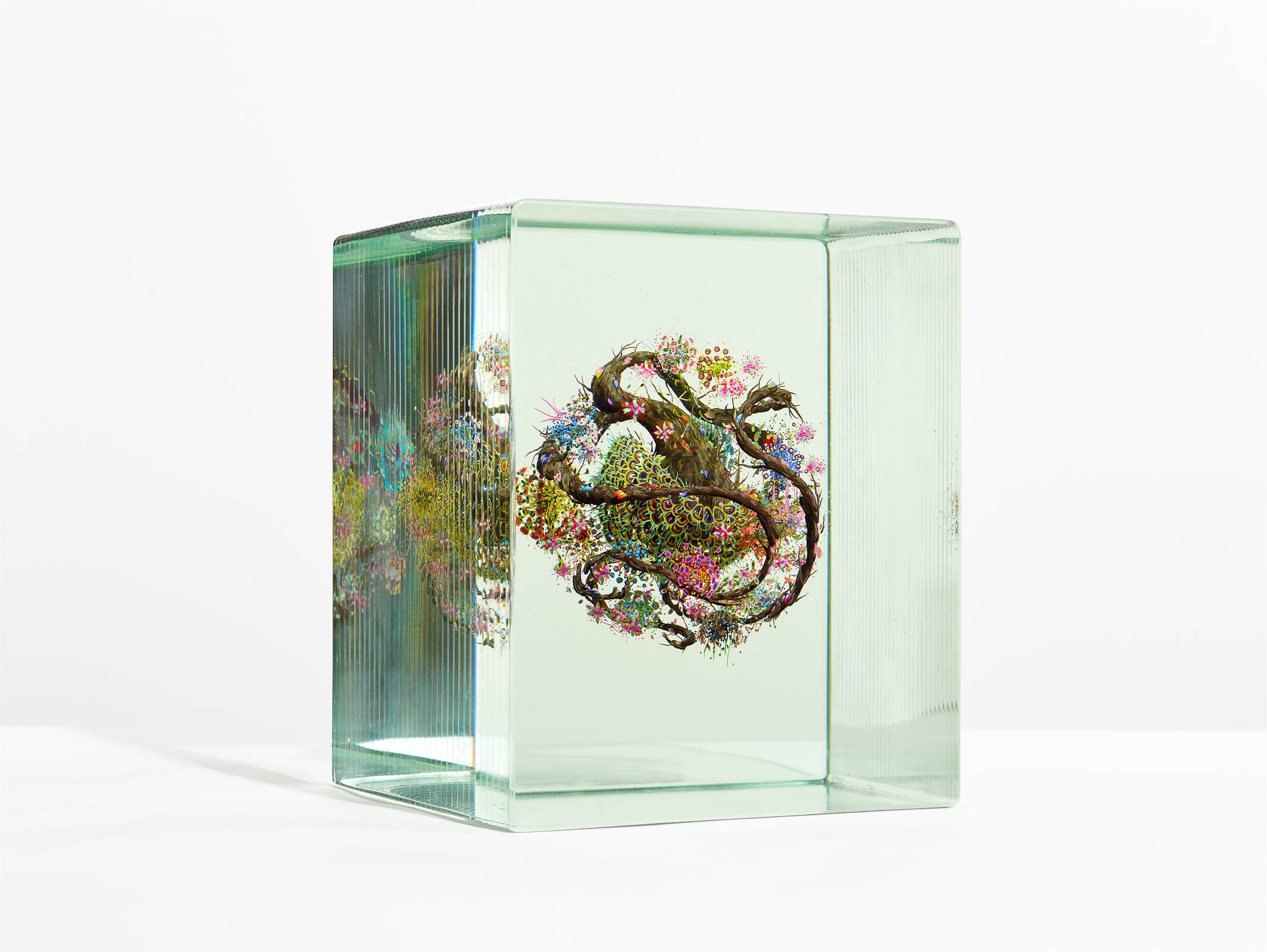 *Seed 7*, 2025
Glass, Epoxy, Acrylic Paint
13.125 x 11.125 x 10.375 inches